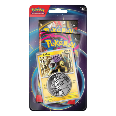 Duo Pack Pokémon Raikou FR Janvier 2026 scellé avec carte promo holographique