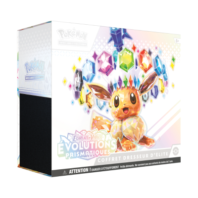 ETB Pokémon EV8.5 Évolutions Prismatiques FR Coffret Dresseur d'Élite scellé