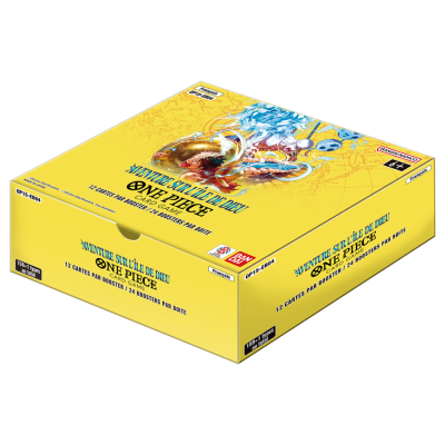 Display One Piece OP-15 Aventure sur l'Île de Dieu FR contenant 24 boosters officiels One Piece Card Game
