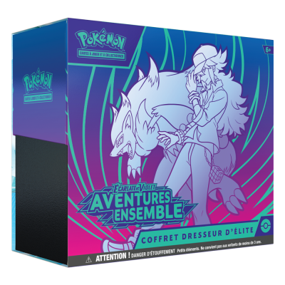 ETB Pokémon EV9 Aventures Ensemble FR avec 9 boosters et carte promo Zorua de N